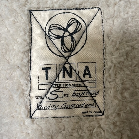 Sherpa Lined TNA Winter Jacket PARKA Army Green Size Small - Picture 2 of 11